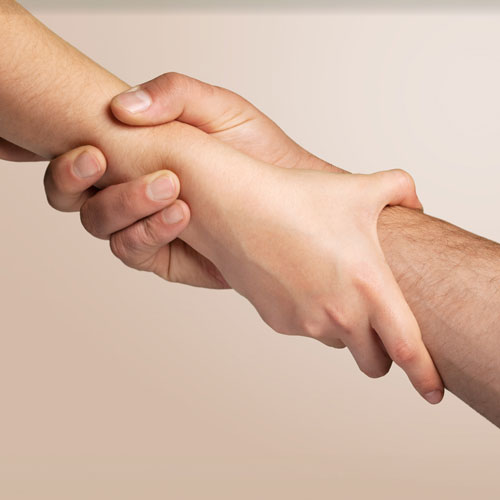 two hands helping each other individual services from case bogart dallas texas